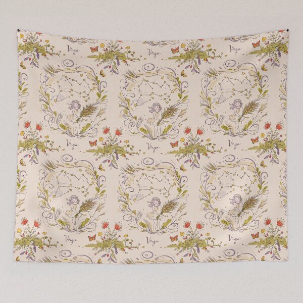Item preview, Virgo Astrology. Zodiac sign, Virgo symbol designed and sold by ZodiacWonders.