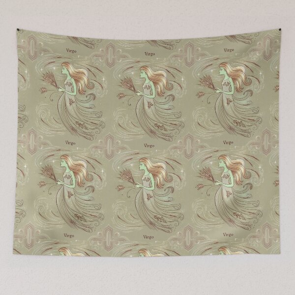 Item preview, Virgo Astrology. Zodiac sign, Virgo symbol designed and sold by ZodiacWonders.