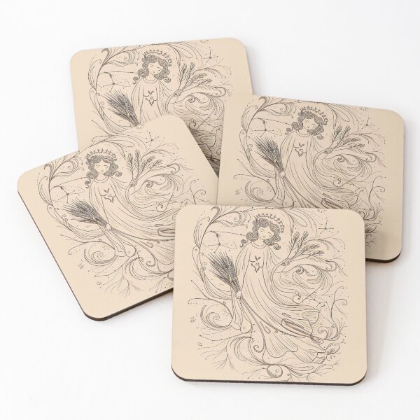 Item preview, Virgo Astrology. Zodiac sign, Virgo symbol designed and sold by ZodiacWonders.