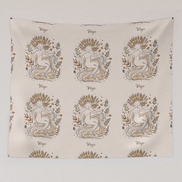 Item preview, Virgo Astrology. Zodiac sign, Virgo symbol designed and sold by ZodiacWonders.