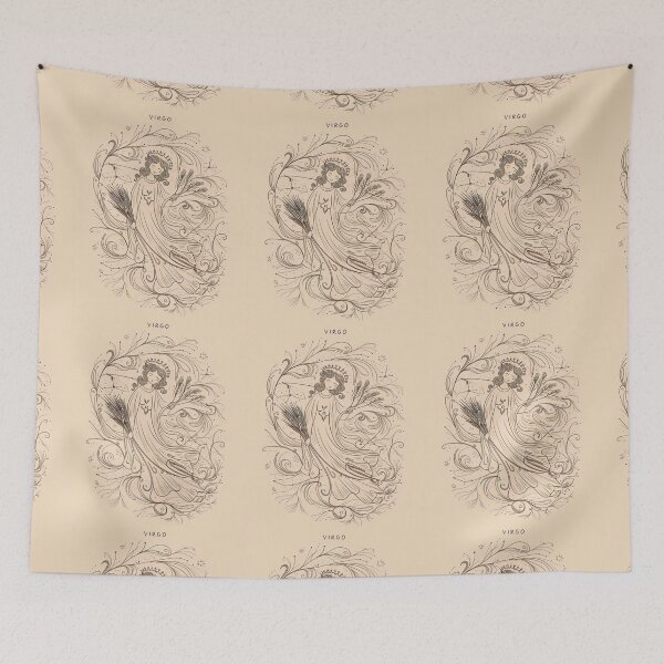 Item preview, Virgo Astrology. Zodiac sign, Virgo symbol designed and sold by ZodiacWonders.
