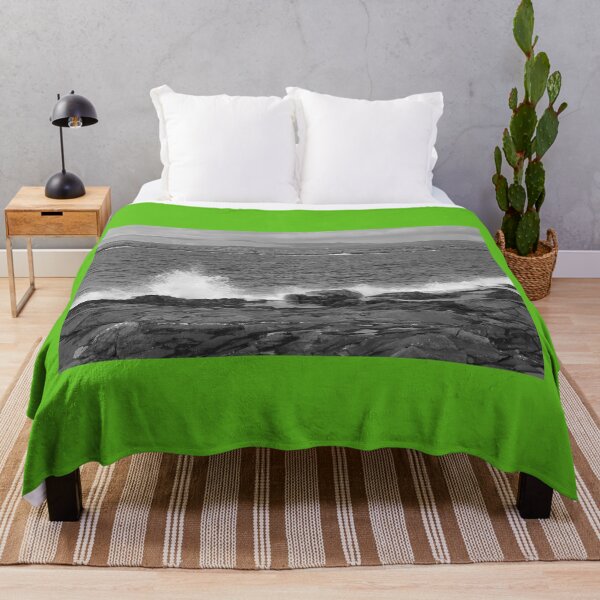 Item preview, Portnoo Tide Splash Coast Black and White designed and sold by eddiebarronshop.