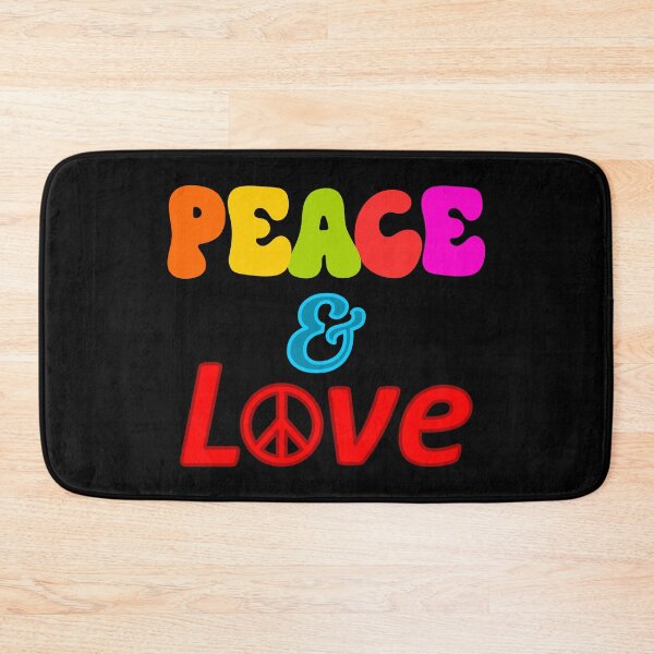 Item preview, Peace and love: slogan designed and sold by TheScraggyBeard.