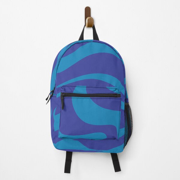 Item preview, Bold Blue Modern Retro Liquid Swirl Abstract Pattern designed and sold by kierkegaard.