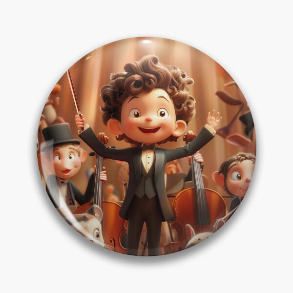 Item preview, Animated Orchestra with Young Conductor designed and sold by palmyst.