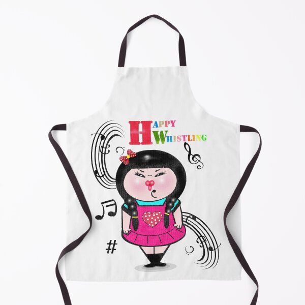 Item preview, Girl happy whistling designed and sold by Shirley cute art .