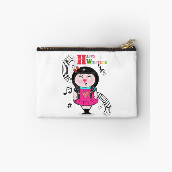 Item preview, Girl happy whistling  designed and sold by Shirley cute art .