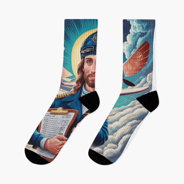 Item preview, JESUS PILOT. JESUS DRESSING LIKE A PILOT  designed and sold by Obinne.