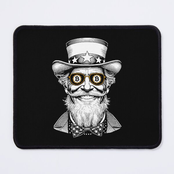 Item preview, Bitcoin Uncle Sam USA Funny Cryptocurrency Crypto Trader designed and sold by GrandeDuc.