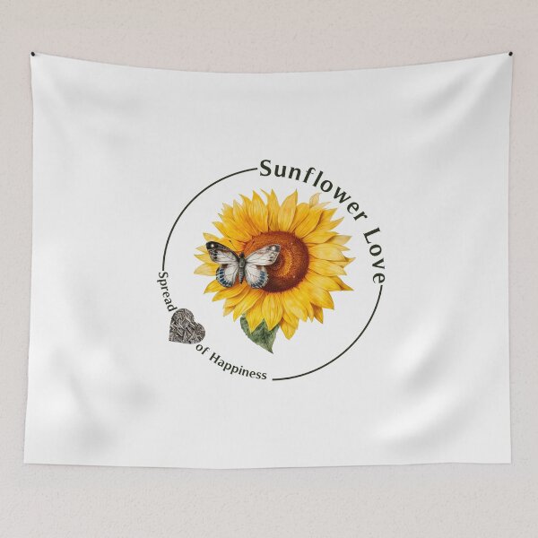 Item preview, Sunflower Love - Spread Seeds of Happiness Summer Design by EgyApe designed and sold by egyape ⭐⭐⭐⭐⭐.