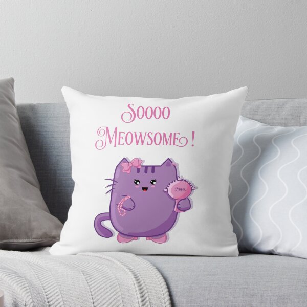 Item preview, Kawaii purple kitten  designed and sold by Hello-Cuties.