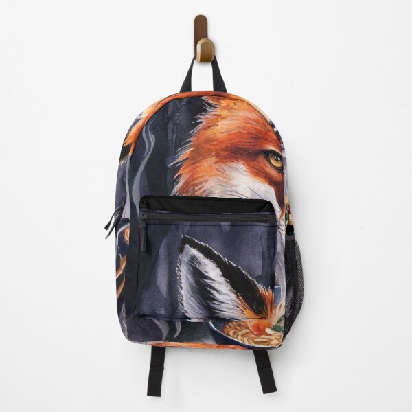 Artikelvorschau, Fuchsporträt. Fuchs mit Ramen, Fuchs isst Ramen, Fuchsnudeln, Fantasiefuchs, wunderlicher Fuchs entworfen und verkauft von FoxVibes.