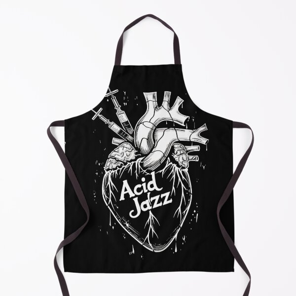 Item preview, Acid Jazz: Heart stitched with disco, funk, soul designed and sold by Piotrek0001.