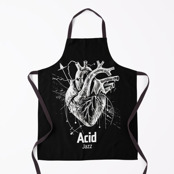 Item preview, Acid Jazz: Heart stitched with disco, funk, soul designed and sold by Piotrek0001.