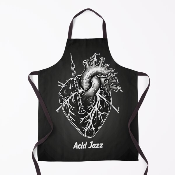Item preview, Copy of Acid Jazz: Heart stitched with disco, funk, soul designed and sold by Piotrek0001.