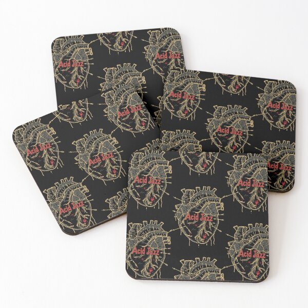 Item preview, Copy of Acid Jazz: Heart stitched with disco, funk, soul designed and sold by Piotrek0001.