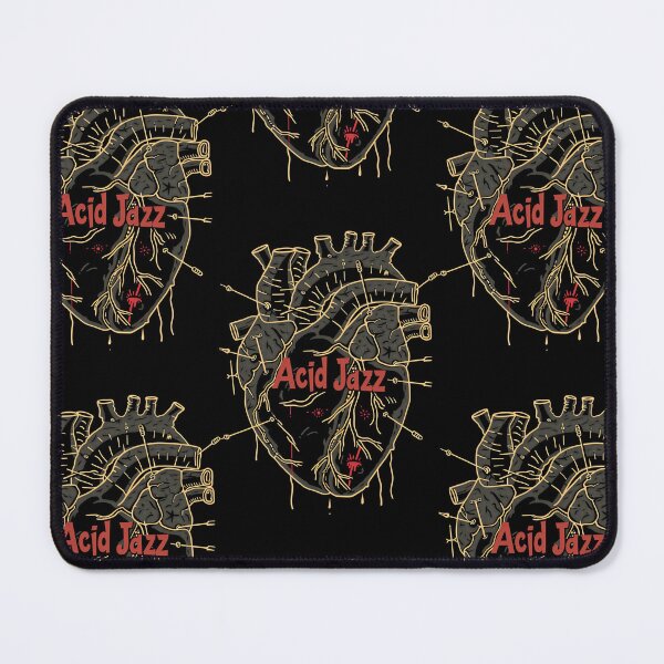 Item preview, Copy of Acid Jazz: Heart stitched with disco, funk, soul designed and sold by Piotrek0001.