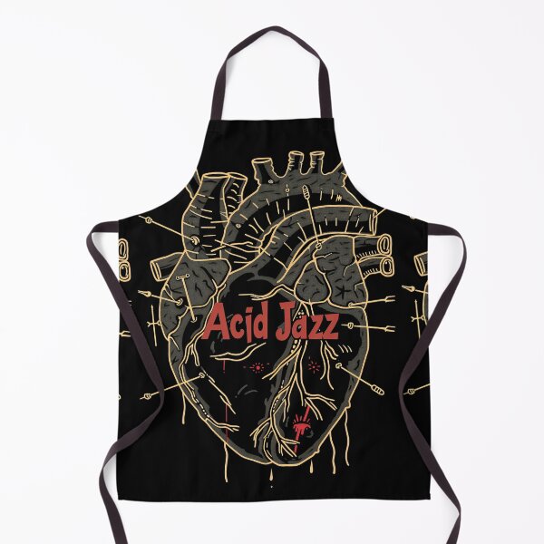 Item preview, Copy of Acid Jazz: Heart stitched with disco, funk, soul designed and sold by Piotrek0001.