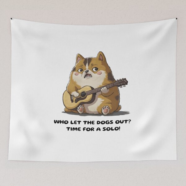 Item preview, Dog plays guitar – solo performance designed and sold by TestCey.