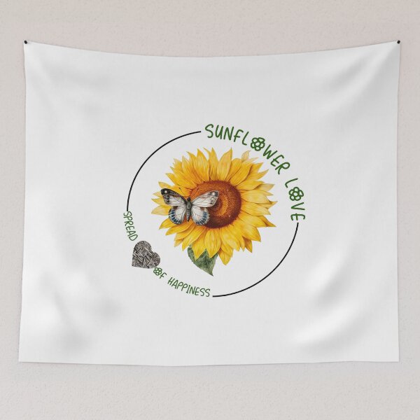 Item preview, Sunflower Love - Spread Seeds of Happiness Summer Design by EgyApe designed and sold by egyape ⭐⭐⭐⭐⭐.