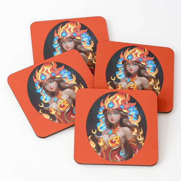 Item preview, Cute Magical Queen Of Fire Girl designed and sold by TheArtOfPat.