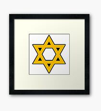 David's star Framed Print