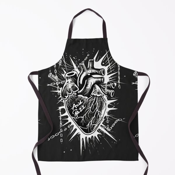 Item preview, Acid Jazz: Heart stitched with disco, funk, soul designed and sold by Piotrek0001.
