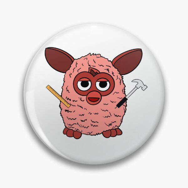 Item preview, Cherry Red Builder Furby designed and sold by Animals-by-JB.