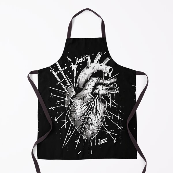 Item preview, Acid Jazz: Heart stitched with disco, funk, soul designed and sold by Piotrek0001.