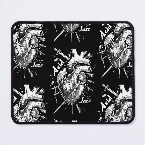 Item preview, Copy of Acid Jazz: Heart stitched with disco, funk, soul designed and sold by Piotrek0001.