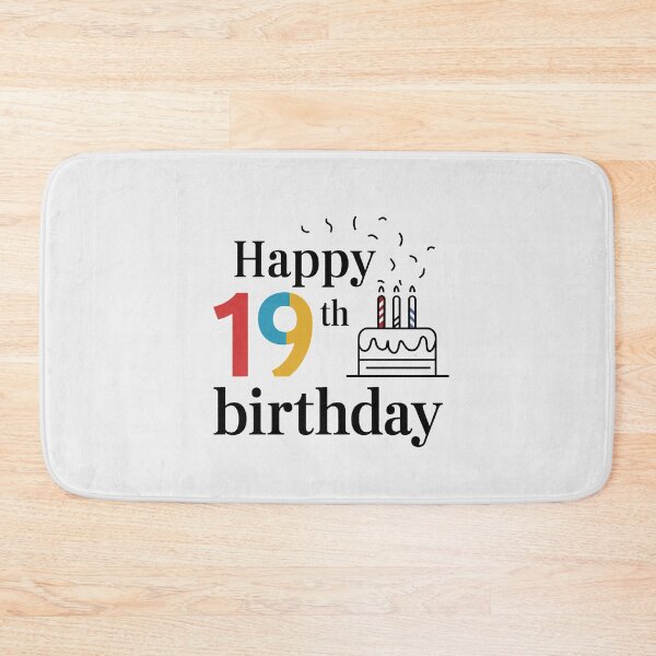 Item preview, Happy 19th Birthday - Minimalist Celebration designed and sold by Itsheartshop.