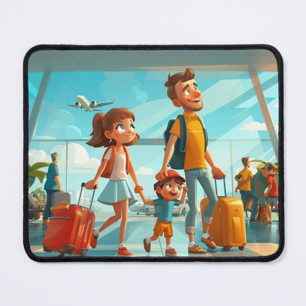 Item preview, Family Adventure Begins at Airport designed and sold by palmyst.