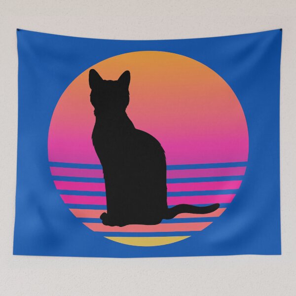 Item preview, The cat's silhouette in sunset designed and sold by MerryCrown.