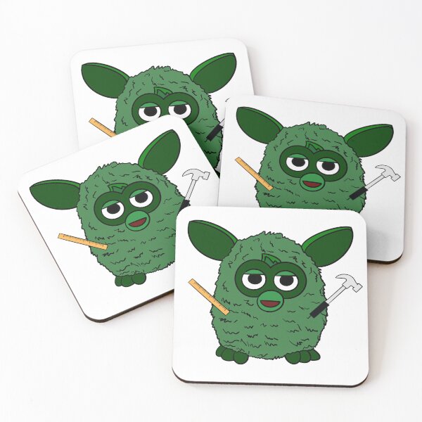 Item preview, Forest Green Builder Furby designed and sold by Animals-by-JB.