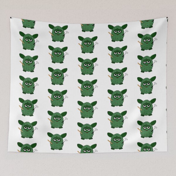 Item preview, Forest Green Builder Furby designed and sold by Animals-by-JB.