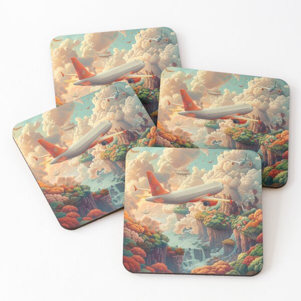 Item preview, Fantasy Airscape with Colorful Clouds designed and sold by palmyst.