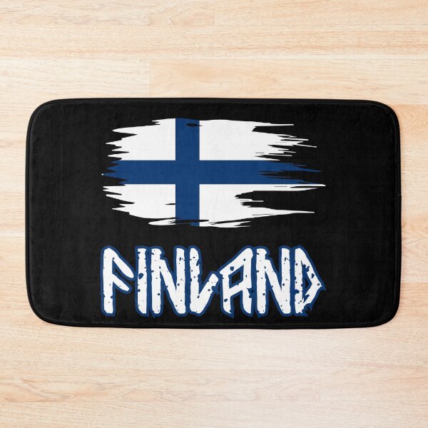 Item preview, FINLAND cool Rock/Metal and Nordic style flag design designed and sold by Jt41.