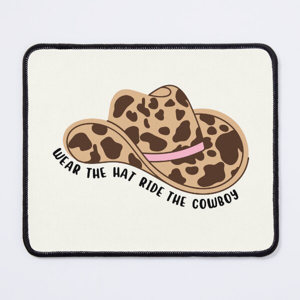 Item preview, Wear the hat, ride the cowboy | in my cowboy romance era - black and brown cowboy hat  designed and sold by Neadoodles.
