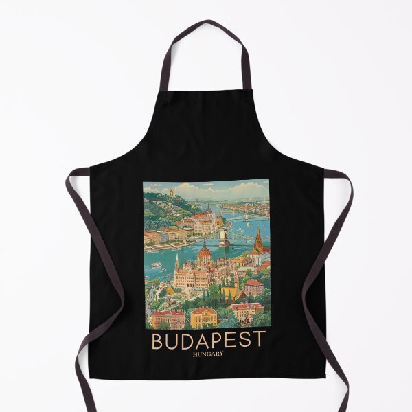 Item preview, A Pop Art Travel Print of Budapest - Hungary designed and sold by StudioRedKoala.