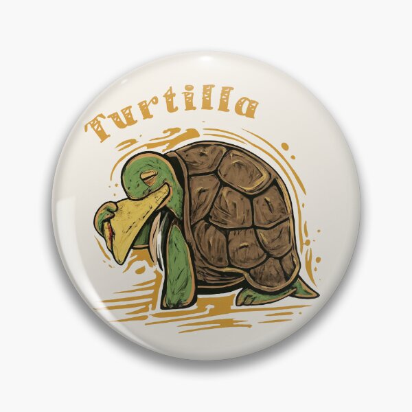 Item preview, Cute Mexican Tortilla Turtle for Food and Animal Lovers “Turtilla” designed and sold by DreamCraze.