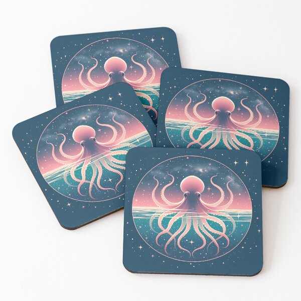 Item preview, "Translucent Octopus in a Starlit Galaxy designed and sold by 0penvimark.