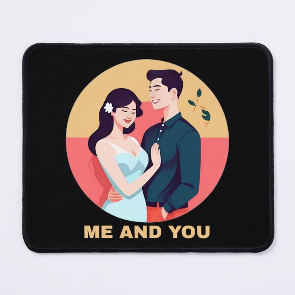 Item preview, Couple Hugging And Smiling With The Words Me And You designed and sold by Luxuriously.