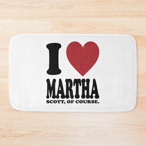 Item preview, I LOVE MARTHA SCOTT, BLACK DESIGN designed and sold by Rejiboustarts.