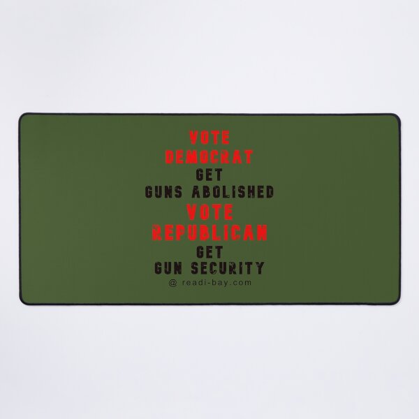 Item preview, Vote Democrat - Get Guns Abolished designed and sold by AlienAlmanac.