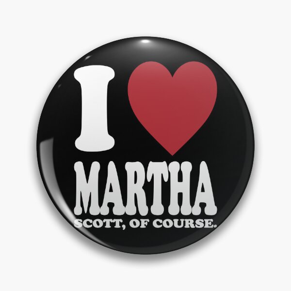 Item preview, I LOVE MARTHA SCOTT, WHITE DESIGN designed and sold by Rejiboustarts.