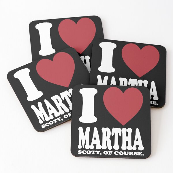 Item preview, I LOVE MARTHA SCOTT, WHITE DESIGN designed and sold by Rejiboustarts.