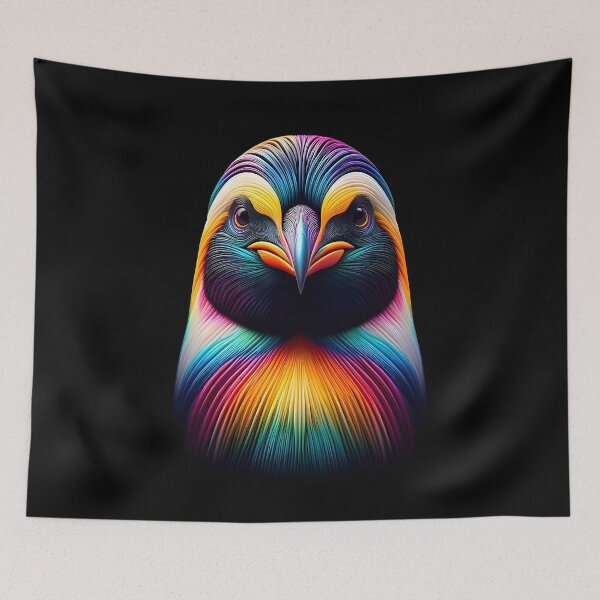 Item preview, A colourful Penguin designed and sold by cmphotographs.