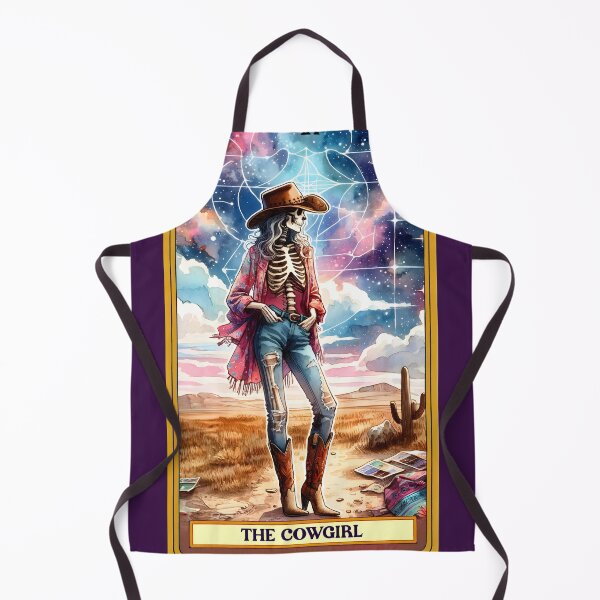 Item preview, The Cowgirl Funny Skeleton Tarot Card Parody designed and sold by Margival.