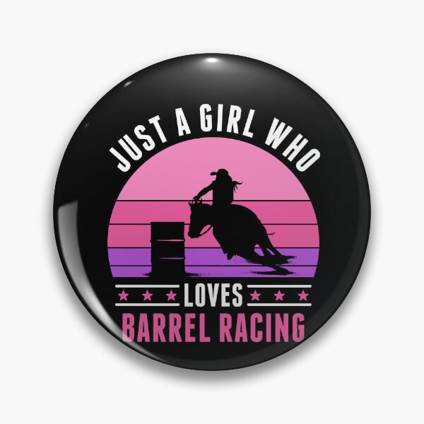 Item preview, Just a Girl who Loves Barrel Racing Women Barrel Racer designed and sold by BlueBerry-Pengu.