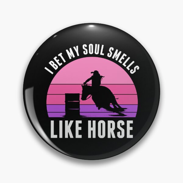 Item preview, Barrel Racing Women Girls I bet my Soul Smells Like Horse designed and sold by BlueBerry-Pengu.